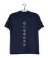 Sports Fitness Yoga 7 Chakras Minimal Custom Printed Graphic Design T-Shirt for Women